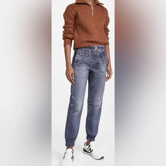 Rag and Bone Miramar Joggers XS Merest Blue New $225 - Picture 7 of 7